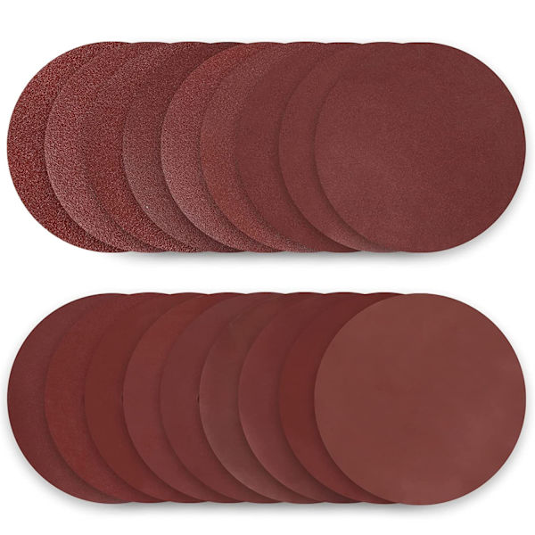 Slippappar 180mm slippapper 50 st sandpapper 40/60/80/100/120/150/180/240/320/400 Grit