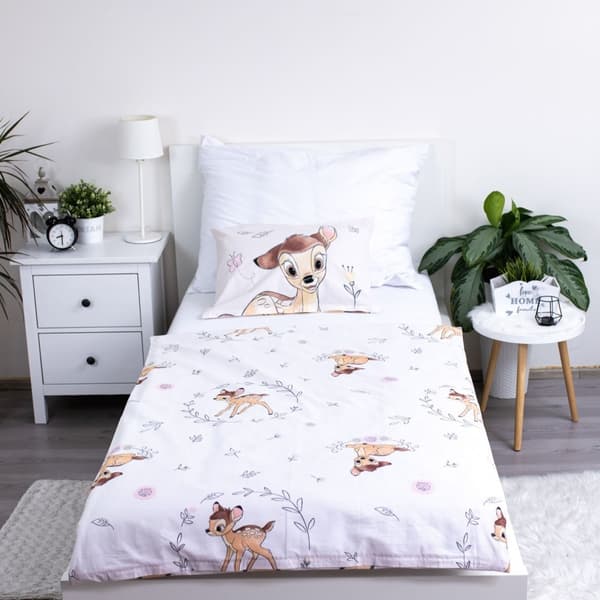 Disney Bambi Beige bäddset för barn 100×135 cm, 40×60 cm