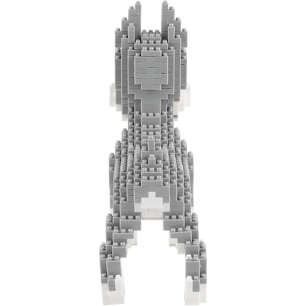Mikro Byggeklodser Mini Kæledyrs Byggelegetøj Klodser til børn Schnauzer 6 x 2 x 6 inches