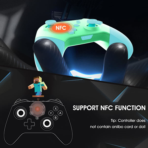 Switch-ohjaimet Switchille/Switch Litelle, langaton Pro-ohjain Joypad