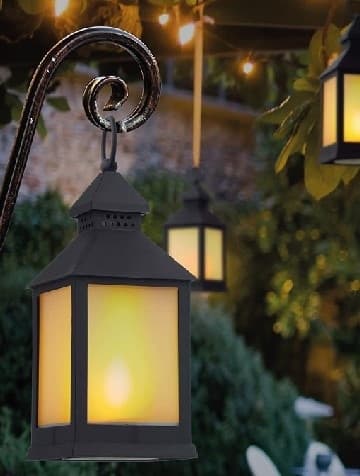 LED-lykt med lavt strømforbruk 10,5×10,5×24 cm