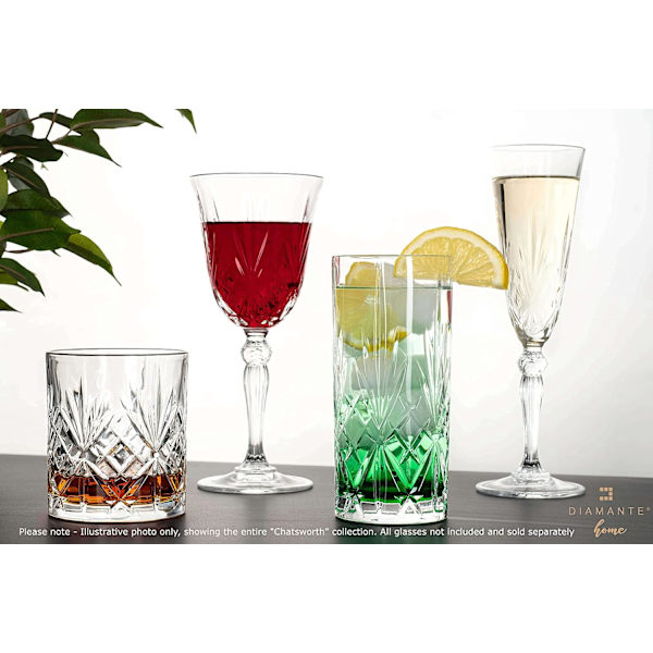 Vinglas - Tillverkade av premium blyfritt kristall - Set om 2