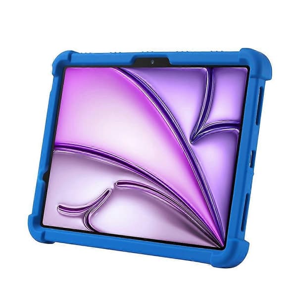 Silikonfodral med Ställ för iPad Air 11 (2024), Robust Skydd - Lila