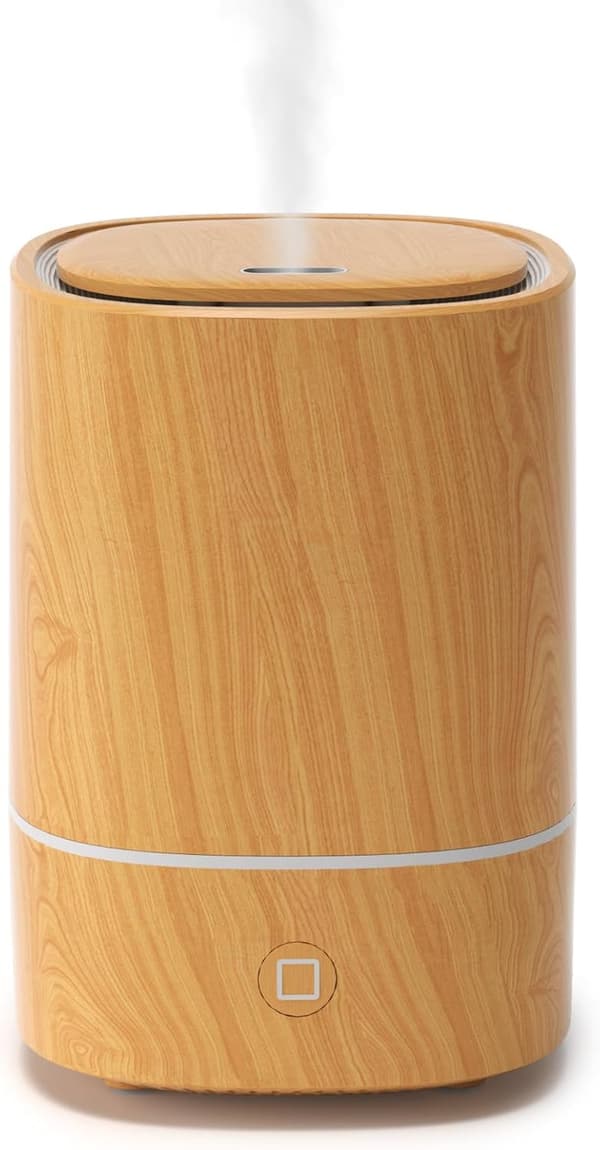Eterisk oljediffuser, 125 ml aromaterapidiffuser, ultralydsdiffusere for eteriske oljer, kjølig tåkeluftfukter