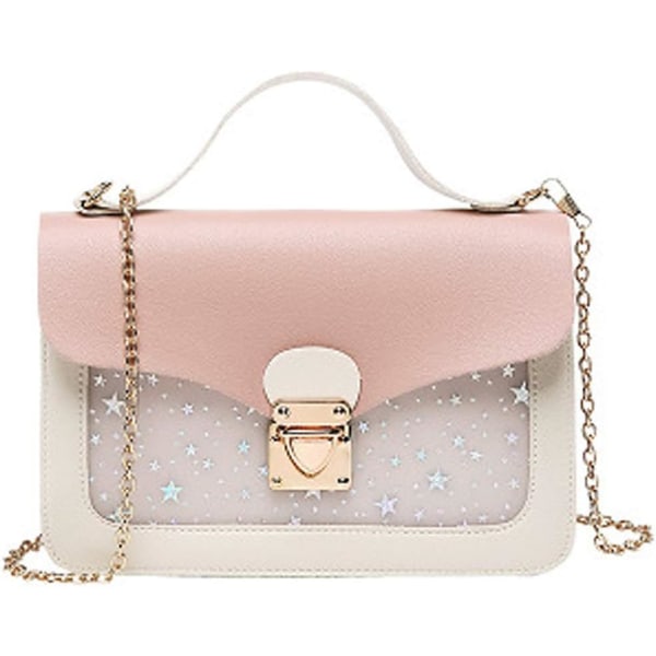 Liten Unicorn Cross Bag Liten flicka axelväska Söt handväska Handväska Kedja Ungdomsbudväska
