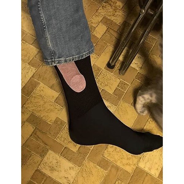 Julklappstrumpor Varma strumpor Jultomten Småbarn Vinter Höststrumpor Stitch Vävda Mid Calf Strumpor