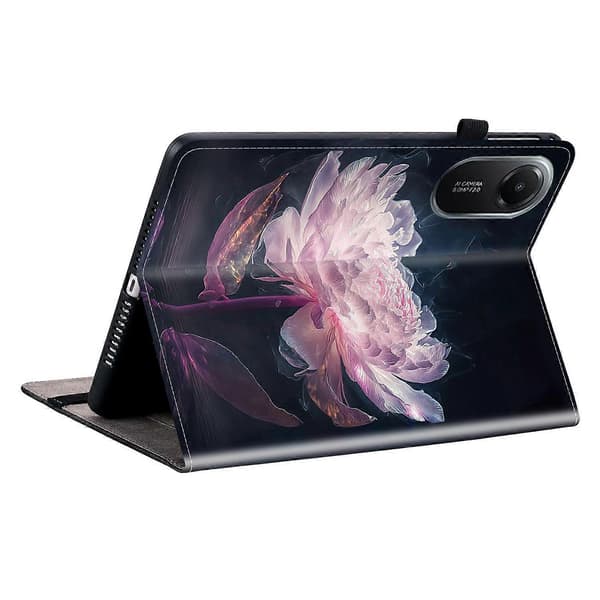 Läderfodral för Xiaomi Redmi Pad 2 Mönstertryckt Ställ Tablet Skydd med Kortfack
