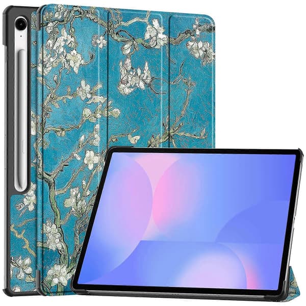 For Samsung Galaxy Tab S10 FE+ Deksel Mønstertrykk Lær Stativ Tablet Cover