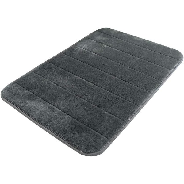 Bademåtte Memory Foam Bademåtte, skridsikker absorberende super blød mikrofiber bademåttesæt