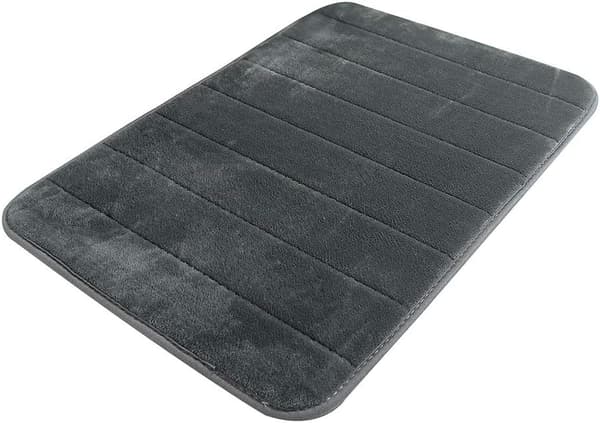 Badmatte Memory Foam Badmatte, Sklisikker Absorberende Supermyk Mikrofiber Badmatte Sett