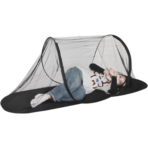 Snabbfällbar myggnät, portabelt campingtält, ultralätt pop-up myggnät, myggnät för utomhuscamping