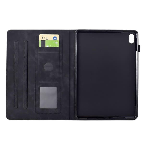 Etui til iPad 10.9 (2022) Katte Præget PU Læder Kort Slots Tablet Cover