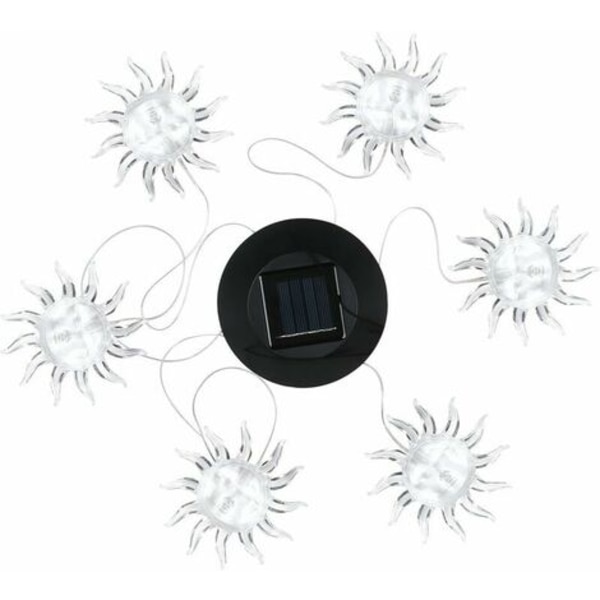 Solcelledrevne vindklokker LED solcellelys rasle farveskiftende solcelledrevne vindklokker havehave udendørs dekoration solcellelamper