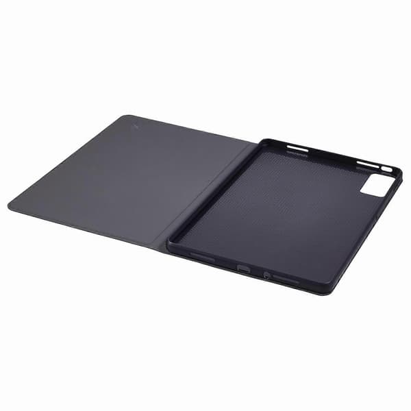 X-LEVEL Etui til Xiaomi Redmi Pad SE, stoftekstur læder tabletcover - Sort