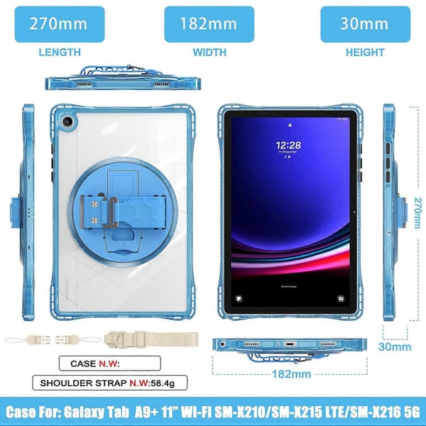 Etui til Galaxy Tab A9+ nettbrett