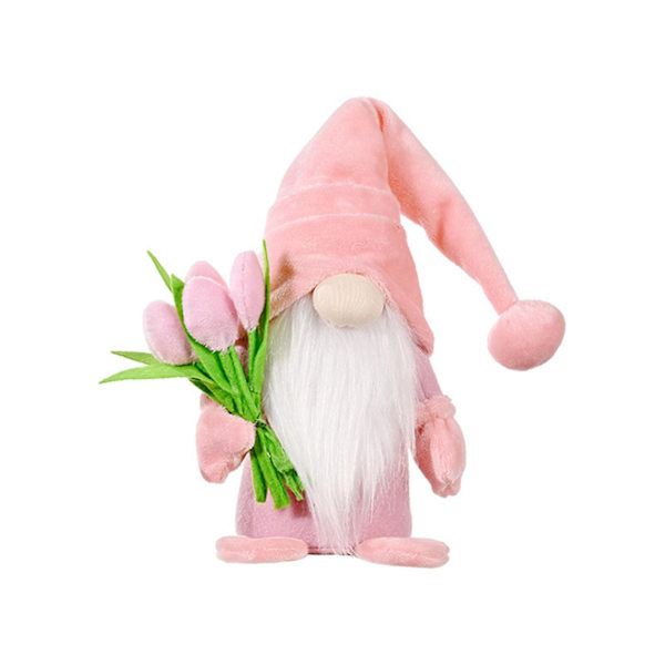 Tulip Rudolph Morsdag Valentinsdag Ansiktsløs Dukke Dukke Dekorasjon Hjem Vindu Dekorasjon