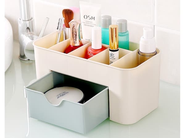Bryst Kosmetik Organizer Smykkeskrin Børsteholder green
