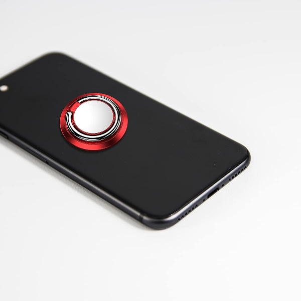 2 st Mobiltelefon Ringhållare Magnetisk Fingerring Ställ Bilfäste Tillgänglig 360 Justerbar Mobiltelefon Loop För Smartphones