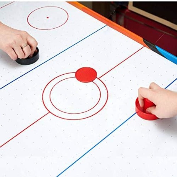 Air Hockey Thruster och Red Air Hockey, ersättande tillbehör för målhandtagsracket för spelbord (4 anfallare, 8 Hockey Pack)
