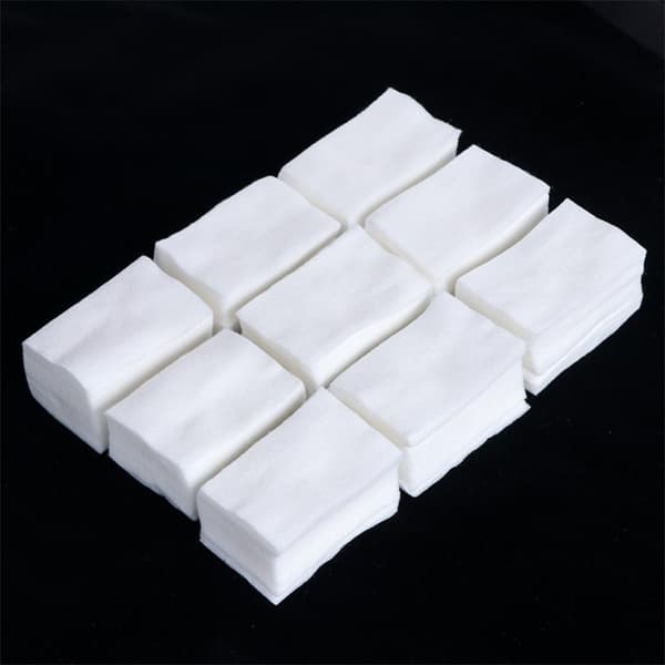 500-pack - Nagelservetter - Luddfria pads för naglar white