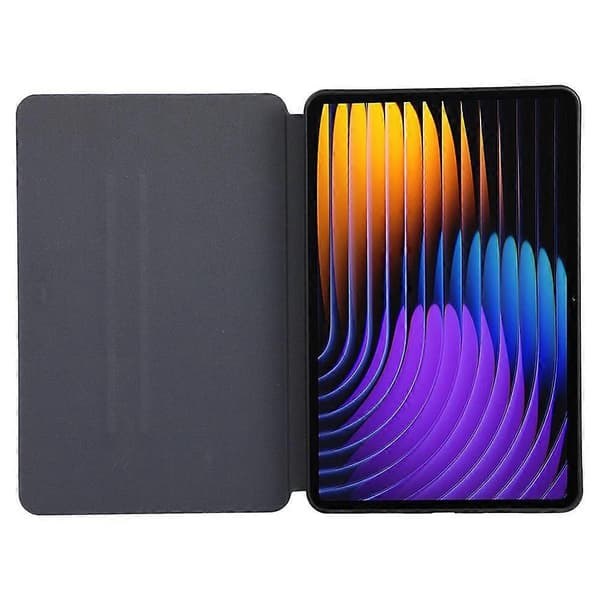 Stöttåligt PU-läderfodral med stativ för Xiaomi Pad 7/7 Pro - Grön