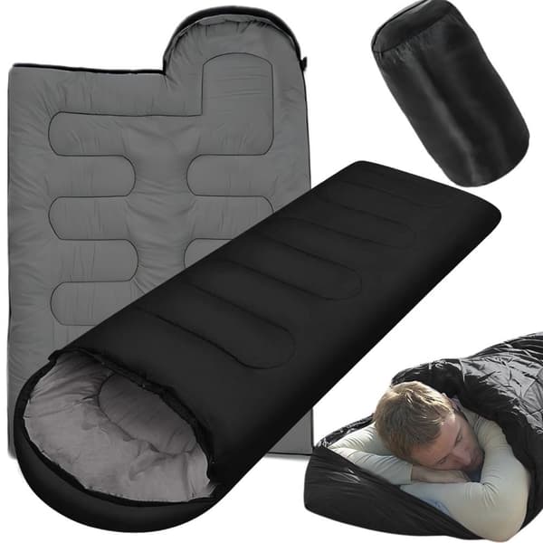 Sovepose Mumie - Varm campingpose med trekk