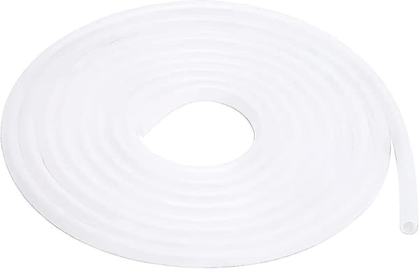 Silikonslang, 8 mm innerdiameter x 12 mm ytterdiameter, 2 mm väggtjocklek, 2 m flexibel silikonslang