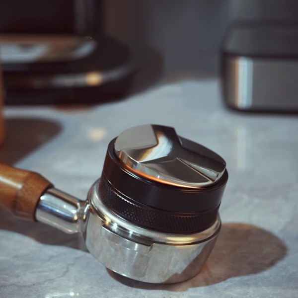Kahvinjakaja ja tamppaaja, kahvinjakaja ja tamppaaja 2-in-1 portafilterille, espresson jakelutyökalu (53 mm)