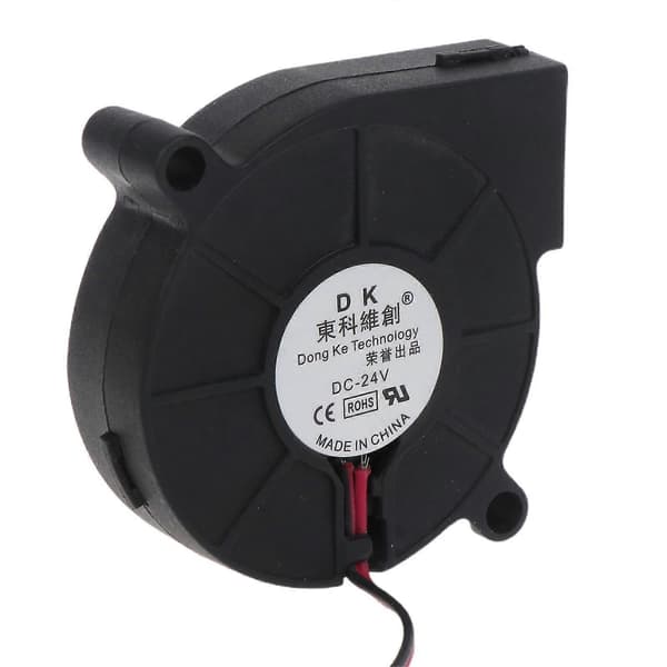 5/12/24v 2-pin 5015 Olieleje Køleventilator 4300r Børsteløs Til 3D Printer