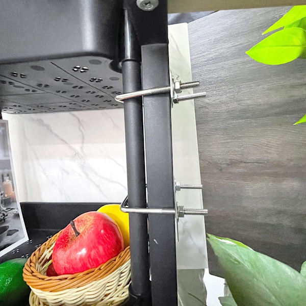 Neliömäiset U-pultit, 60x120mm ruostumattomasta teräksestä valmistetut U-pultit, M8 U-pultti mutterirungolla ja aluslevyllä, M8 U-pultti levyjen ja putkien kiinnittämiseen