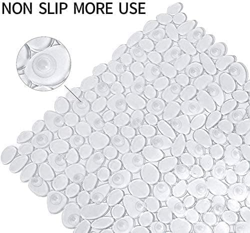 Badmatta Halksäker, Mögelresistent, Extra Lång, med Sugkoppar, 88cm*40cm
