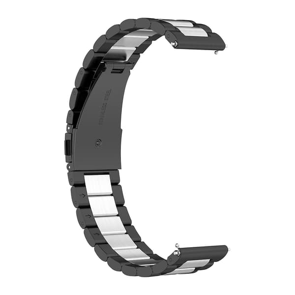 Rem til Huawei Watch GT Runner Stålspænde Sort / Sølv