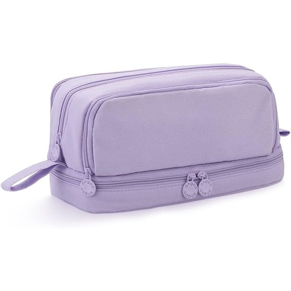 Etui, stort penalhus, 4 rum penalhuse Purple