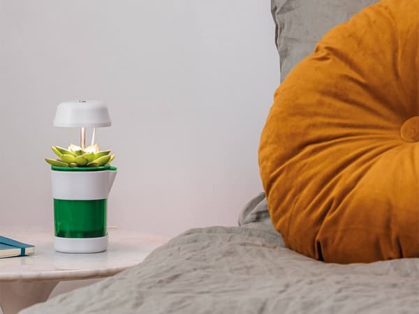 Plantevækstpanel lampe 6 LED 4 UV selvvandende potte