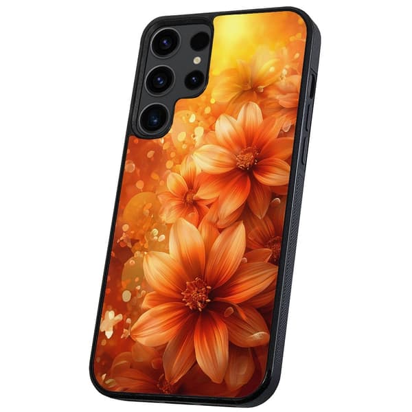 Samsung Galaxy S24 Ultra - Cover/Mobilcover Blomster