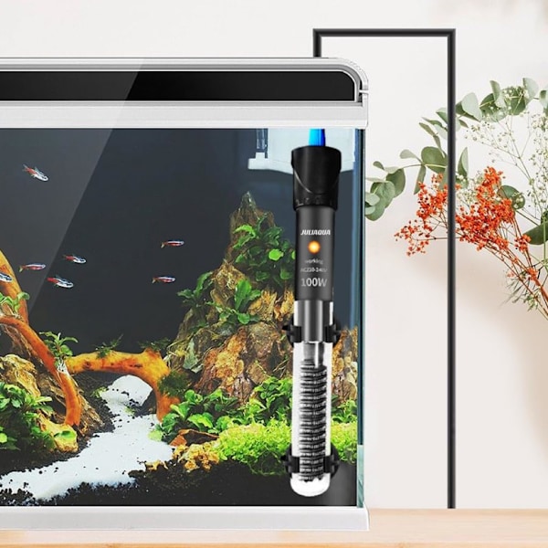 Klassisk Akvarievarmer For Fiskedam Og Skilpadde Tank 100W (Y1-100W)
