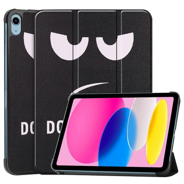 Etui til iPad (2025)/10.9 (2022) Mønsterprint Læder Stand Tablet Cover