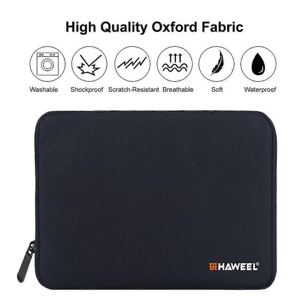 HAWEEL Stænktæt Stødsikker Oxford Taske Tablet Taske til 7,9-tommer Tablets - Sort