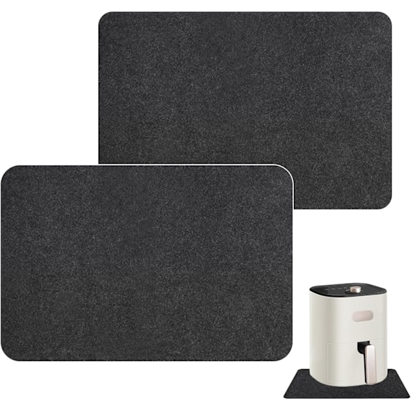 Antislipmatta för airfryer, 2-pack, 44 x 30 cm
