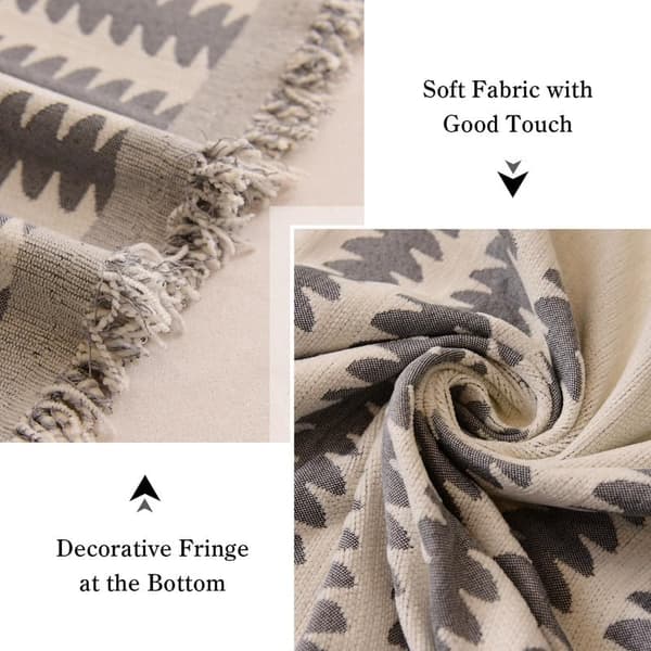Sofföverdrag Mjukt Slitstarkt Vändbart Chenille Sofföverdrag Sofföverdrag Modernt Rutigt Universellt Möbelöverdrag för 2-sits Soffa, Grå, 180*260cm 180*260cm Grey