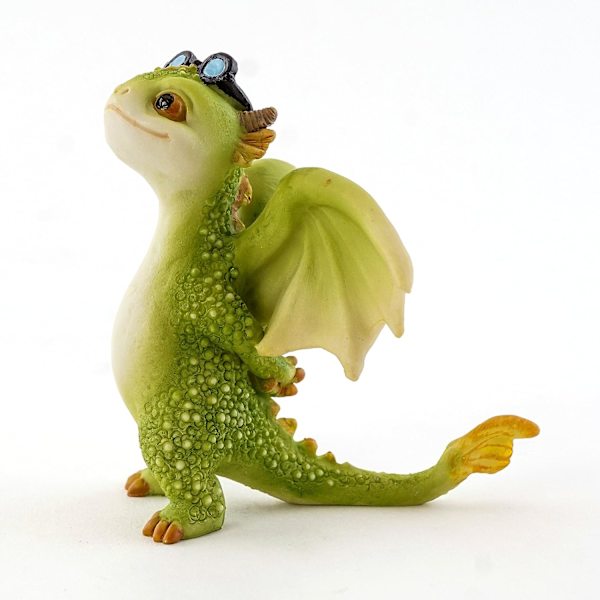 Top Collection Rex Den Gröna Draken - Mini Samlarobjekt Fantasy Figur (Magisk Drake)