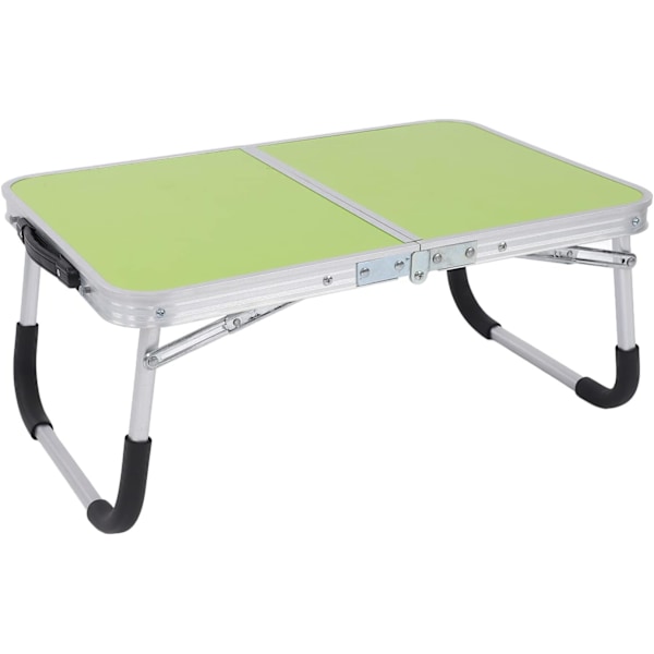 Sammenleggbart campingbord, sammenleggbart kort campingbord, lite bærbart campingbord i aluminiumlegering, ultralett, kompakt, tykkere campingbord