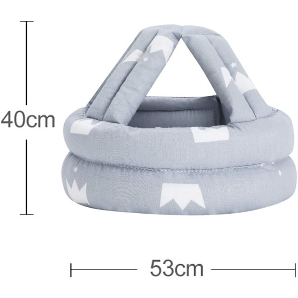 Baby Sikkerhedshjelm Baby Crawling Hjelm Anti-kollisions Beskyttende Hue Justerbar