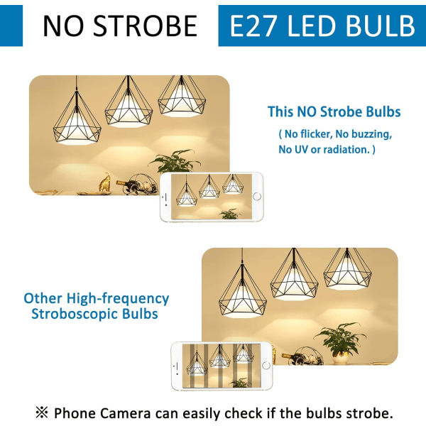 E27 LED-majslampor 20w, AC220V, 2200LM Varmvitt 3000K, Icke-Dimbar, 200W Ekvivalent Halogenlampor för Pendellampor, Taklampor, 3-Pack