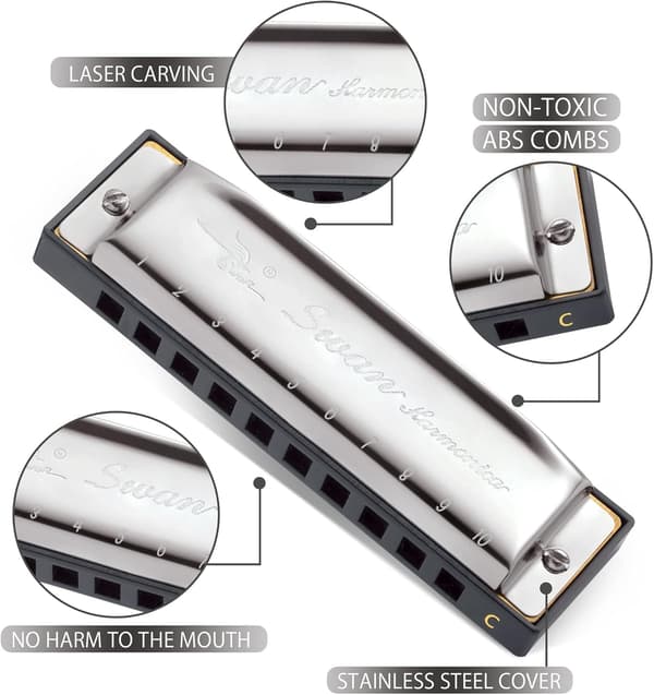 Munnspill i C-dur - Diatonisk silver