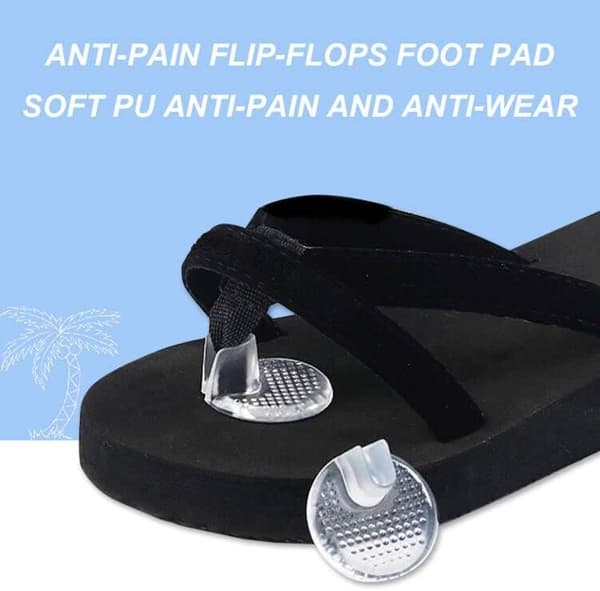 6 par silikon toffel sandaler tåskydd framfotsskydd för toffelskydd