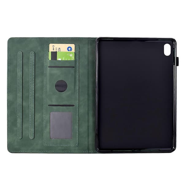 Etui til iPad 10.9 (2022) Katte Præget PU Læder Kort Slots Tablet Cover