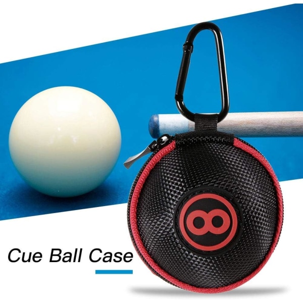 1 bit 70 mm biljard 6 Red Dot Pool Cue Ball Träningsbollar (Köbollslåda)