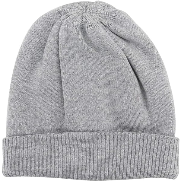 Oversize Vinter Beanie Hat - 30% Kashmir - Strækpasform