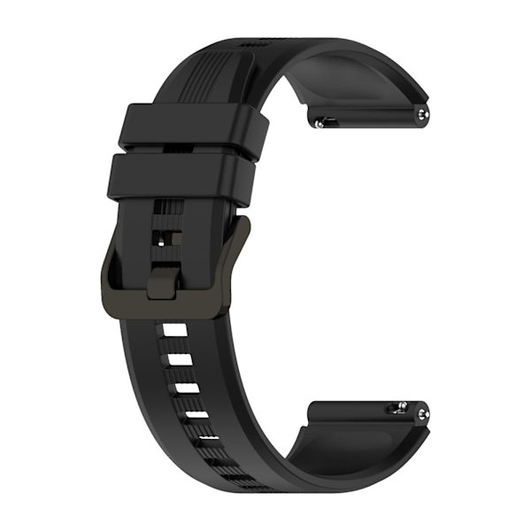 Rem til Honor Watch GS3 Soft Touch Silikone Sort